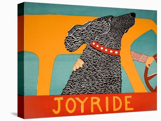 Joyride Black-Stephen Huneck-Stretched Canvas