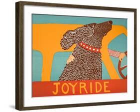 Joyride Choc-Stephen Huneck-Framed Giclee Print