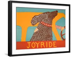 Joyride Choc-Stephen Huneck-Framed Giclee Print