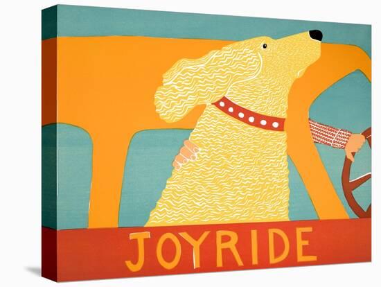 Joyride Yellow-Stephen Huneck-Stretched Canvas