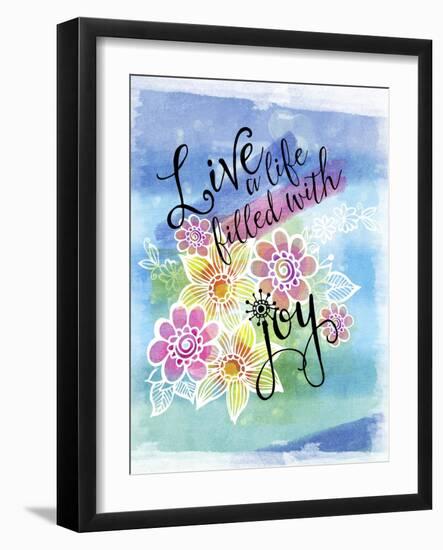 Joys of Life 1-Asmaa’ Murad-Framed Giclee Print