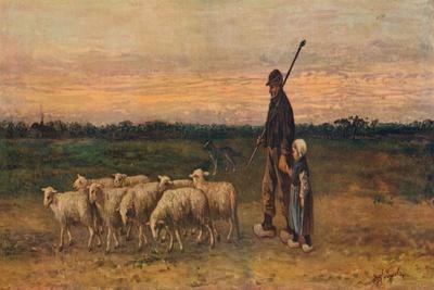 'The Return of the Flock', c1899