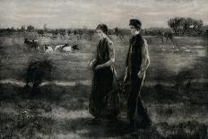 'The Return of the Flock', c1899-Jozef Israels-Giclee Print
