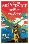 Join the Air Service and Serve in France-Jozef Paul Verrees-Stretched Canvas