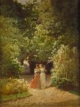 Strolling Women in the Park, 1873-Jozef Szermontowski-Laminated Giclee Print