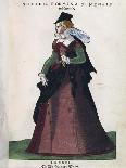 Sienese Noblewoman, from Habitus Praecipuorum Popularum, 1577-Jozsef Borsos-Framed Stretched Canvas
