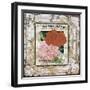 JP0541-Tin Tile-Carnation-Jean Plout-Framed Giclee Print