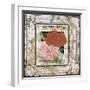 JP0541-Tin Tile-Carnation-Jean Plout-Framed Giclee Print