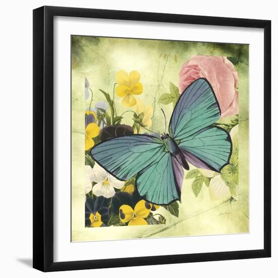 JP1032-Butterfly Visions With Bleed-Jean Plout-Framed Giclee Print