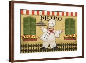 JP1106_Bistro Chef-Jean Plout-Framed Giclee Print