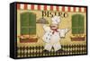 JP1106_Bistro Chef-Jean Plout-Framed Stretched Canvas