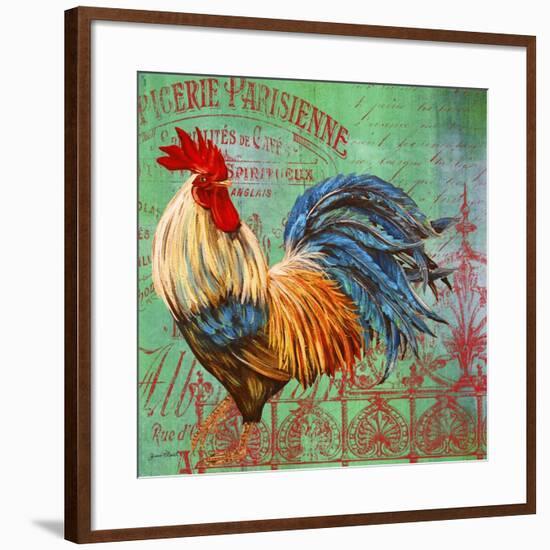 JP1182_Le Rooster-B-Jean Plout-Framed Giclee Print