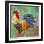 JP1182_Le Rooster-B-Jean Plout-Framed Giclee Print