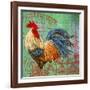 JP1182_Le Rooster-B-Jean Plout-Framed Giclee Print