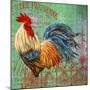 JP1182_Le Rooster-B-Jean Plout-Mounted Giclee Print