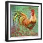 JP1183_Le Rooster-A-Jean Plout-Framed Giclee Print