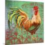 JP1183_Le Rooster-A-Jean Plout-Mounted Giclee Print