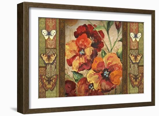 JP1925-A-Poppy Tapestry-Jean Plout-Framed Giclee Print