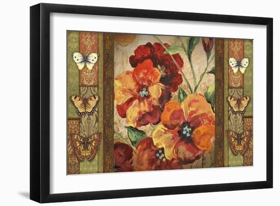JP1925-A-Poppy Tapestry-Jean Plout-Framed Giclee Print