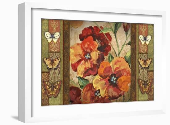 JP1925-A-Poppy Tapestry-Jean Plout-Framed Giclee Print