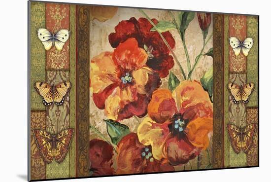JP1925-A-Poppy Tapestry-Jean Plout-Mounted Giclee Print