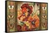 JP1925-A-Poppy Tapestry-Jean Plout-Framed Stretched Canvas