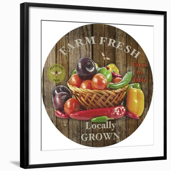 JP2138_Farm Fresh-Jean Plout-Framed Giclee Print