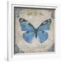 JP2154_Bleu Papillon-B-Jean Plout-Framed Giclee Print