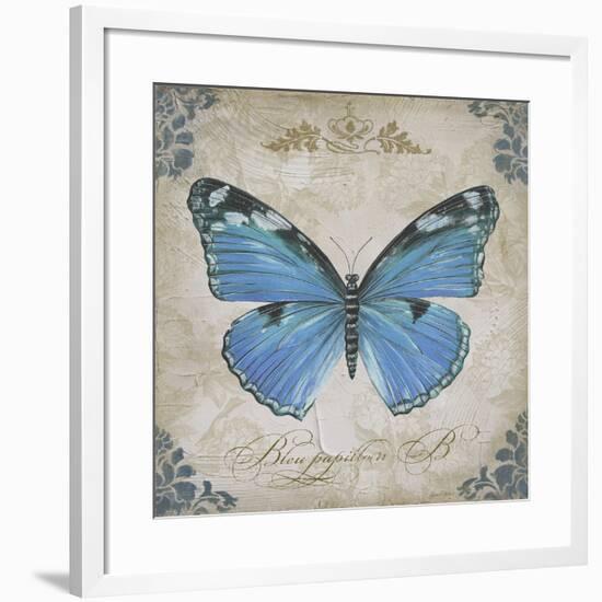 JP2154_Bleu Papillon-B-Jean Plout-Framed Giclee Print