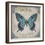 JP2155_Bleu Papillon-C-Jean Plout-Framed Giclee Print