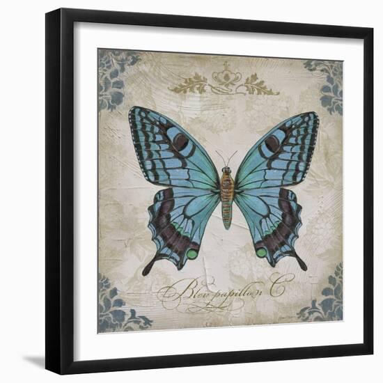 JP2155_Bleu Papillon-C-Jean Plout-Framed Giclee Print