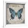 JP2155_Bleu Papillon-C-Jean Plout-Framed Giclee Print