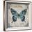 JP2155_Bleu Papillon-C-Jean Plout-Framed Giclee Print