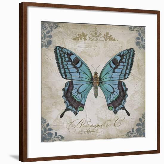 JP2155_Bleu Papillon-C-Jean Plout-Framed Giclee Print