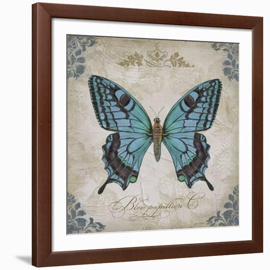 JP2155_Bleu Papillon-C-Jean Plout-Framed Giclee Print