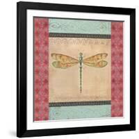 JP2198_Green Dragonfly-Jean Plout-Framed Giclee Print