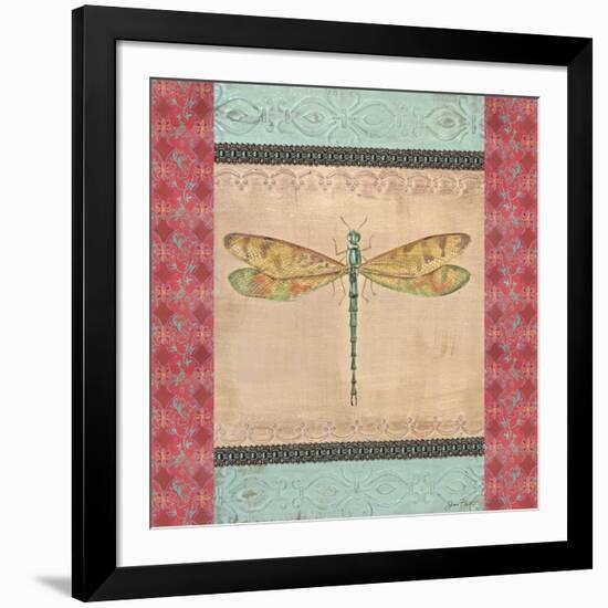 JP2198_Green Dragonfly-Jean Plout-Framed Giclee Print