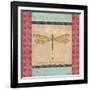 JP2198_Green Dragonfly-Jean Plout-Framed Giclee Print