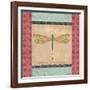 JP2198_Green Dragonfly-Jean Plout-Framed Giclee Print