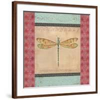 JP2198_Green Dragonfly-Jean Plout-Framed Giclee Print