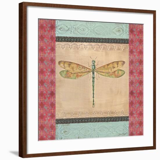 JP2198_Green Dragonfly-Jean Plout-Framed Giclee Print