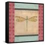 JP2198_Green Dragonfly-Jean Plout-Framed Stretched Canvas