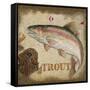 JP2216_Trout-Jean Plout-Framed Stretched Canvas