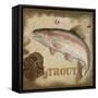 JP2216_Trout-Jean Plout-Framed Stretched Canvas