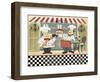 JP2279-French Cafe Chefs-Jean Plout-Framed Giclee Print