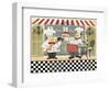 JP2279-French Cafe Chefs-Jean Plout-Framed Giclee Print