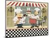 JP2279-French Cafe Chefs-Jean Plout-Mounted Giclee Print