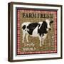 JP2381_Farm Fresh-Cow-Jean Plout-Framed Giclee Print