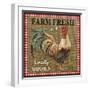 JP2382_Farm Fresh-Rooster-Jean Plout-Framed Giclee Print