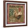 JP2382_Farm Fresh-Rooster-Jean Plout-Framed Giclee Print